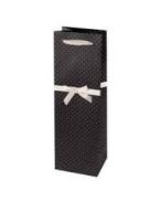 0 Gift Bag - Elegant Black & White W/ Tissue