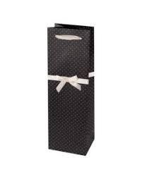 Gift Bag - Elegant Black & White W/ Tissue