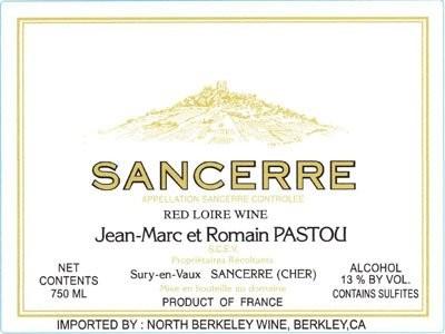 2019 Jean-Marc Et Romain Pastou - Sancerre Rouge